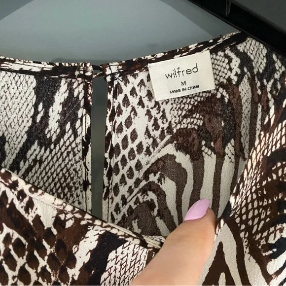 Wilfred Monochrome High Low Dress - Picture 7 of 8